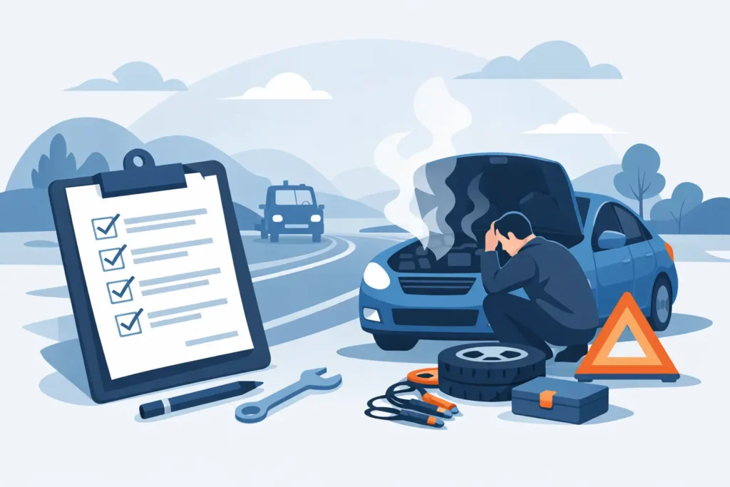 Car Breakdown Checklist Guide for Drivers