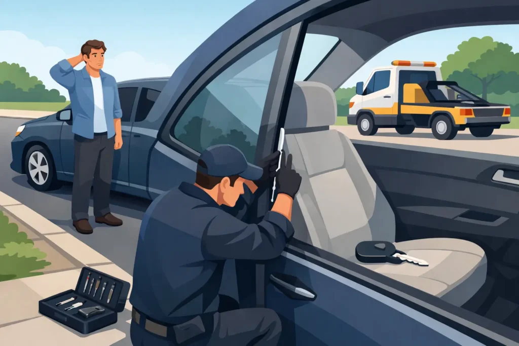 How to Get Locked Keys Out of Your Car